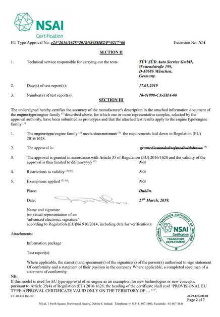 Euro 5 for chainsaw below 50cc